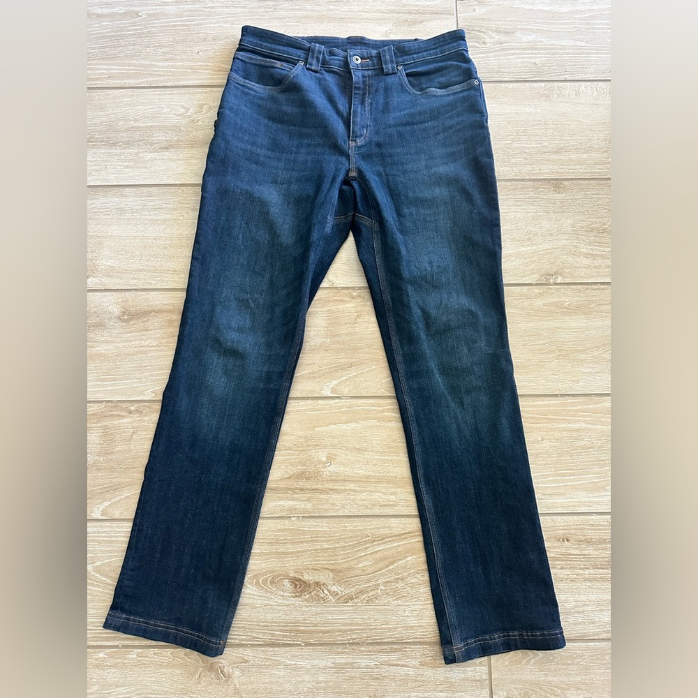 Duluth Men's Standard Fit Blue Jeans 34 x 34